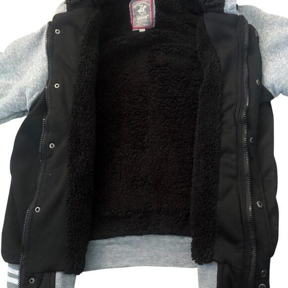 Beverly Hills Polo Club Gray/Black Fleece-Lined Jacket Boys Size XL (18/20) - Picture 6 of 11